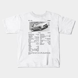 MG MIDGET - technical data Kids T-Shirt